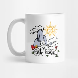 Sleeping Cat Sweet Dreams Mug